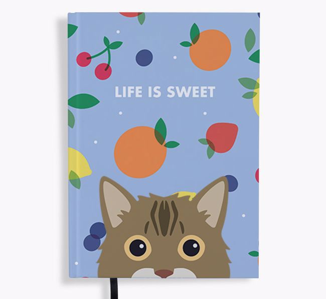 Life Is Sweet: Personalized {breedFullName} Notebook