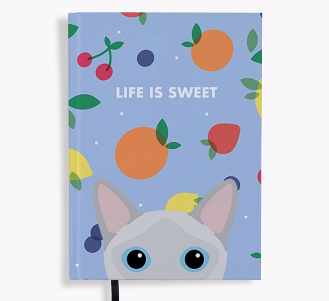 Life Is Sweet: Personalized {breedFullName} Notebook