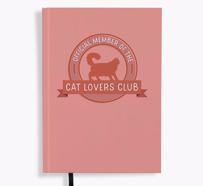 Cat Lover's Club: Personalised {breedFullName} Notebook