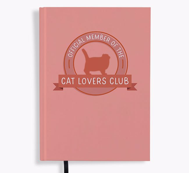 Cat Lover's Club: Personalized {breedFullName} Notebook