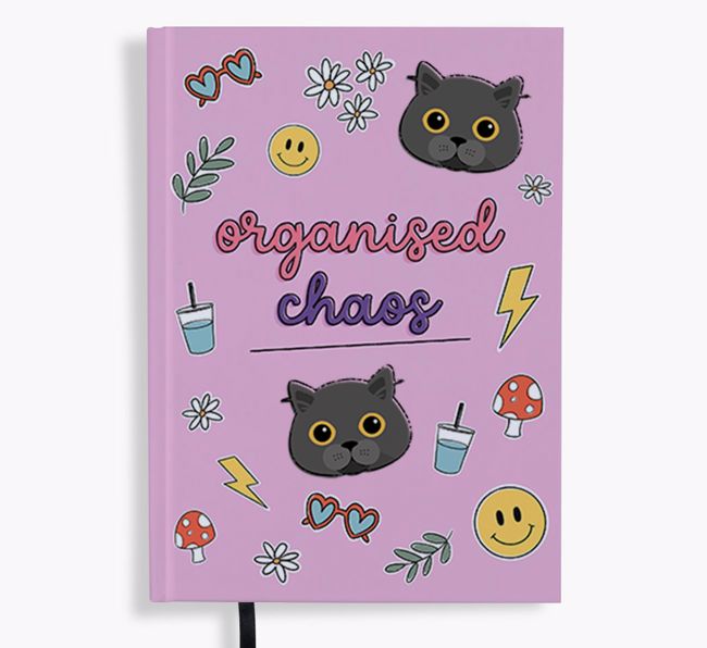 Organised Chaos: Personalised {breedFullName} Notebook