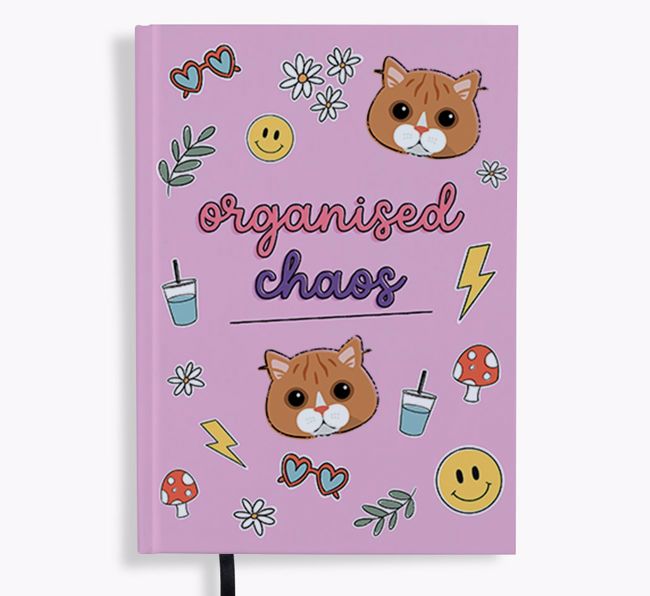 Organised Chaos: Personalised {breedFullName} Notebook