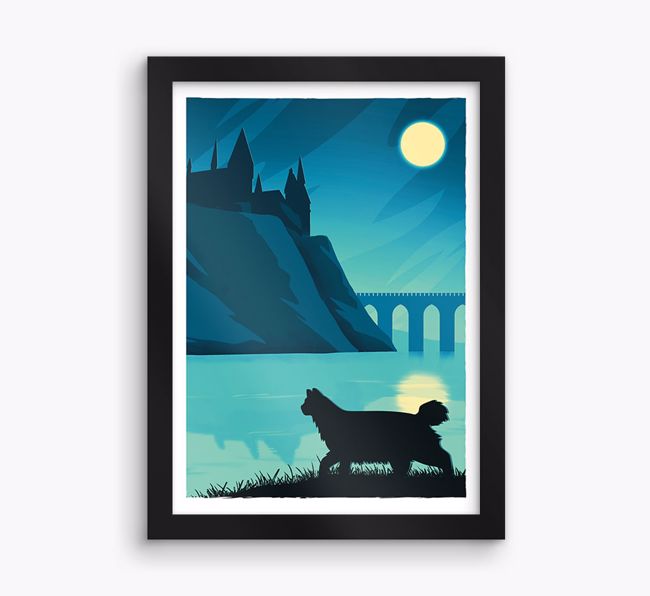 Magical Adventure: Personalised {breedCommonName} Framed Print