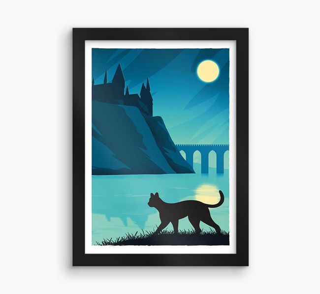 Magical Adventure: Personalised {breedCommonName} Framed Print