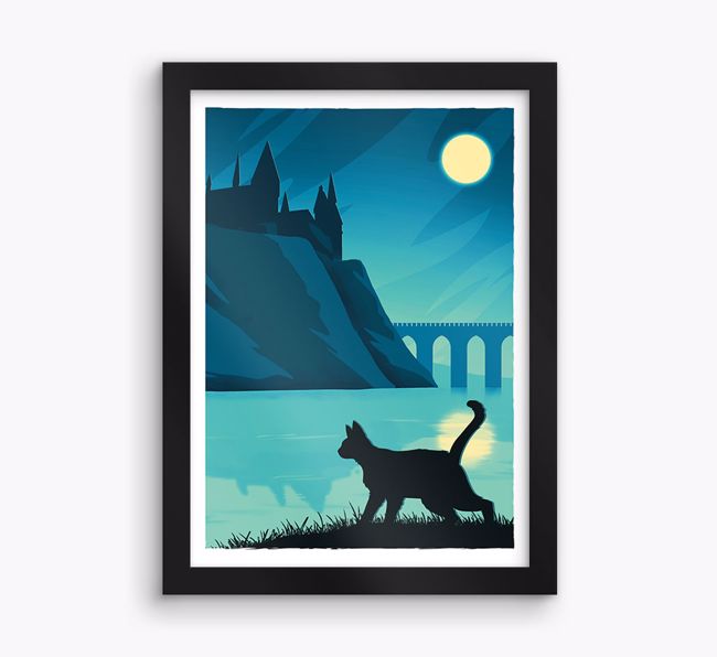 Magical Adventure: Personalised {breedCommonName} Framed Print