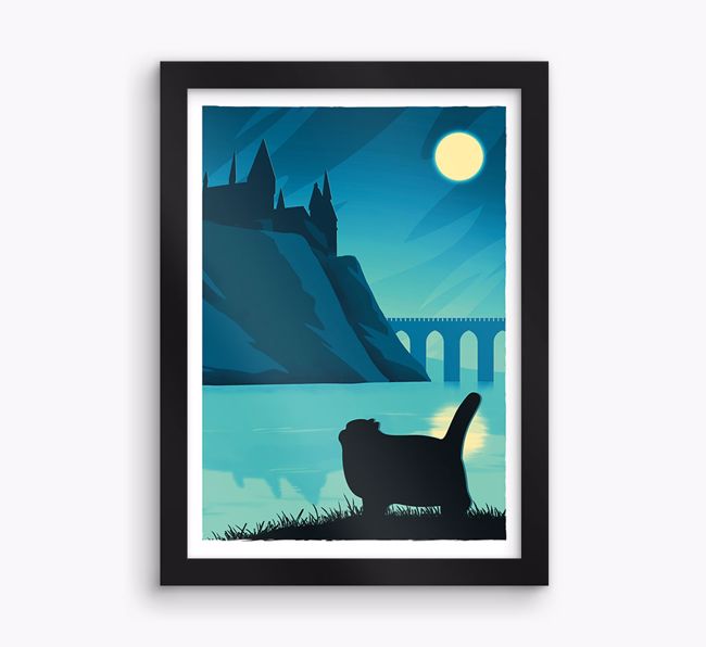Magical Adventure: Personalised {breedCommonName} Framed Print