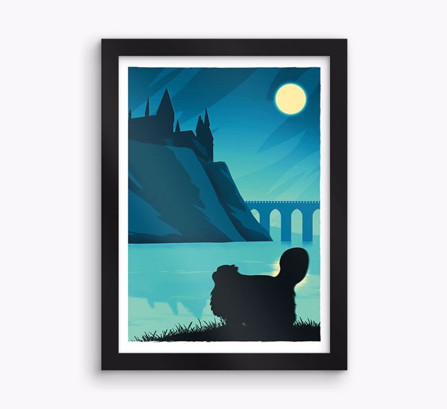 Magical Adventure: Personalised {breedCommonName} Framed Print