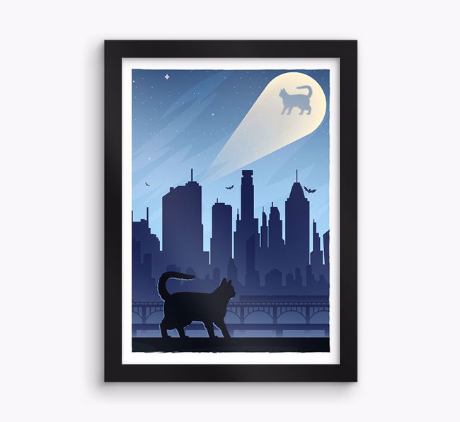 Superhero Adventure: Personalised {breedCommonName} Framed Print