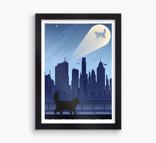 Superhero Adventure: Personalised {breedCommonName} Framed Print