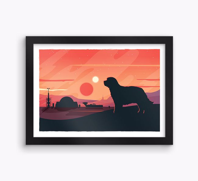 Sci-Fi Adventure: Personalised {breedFullName} Framed Print