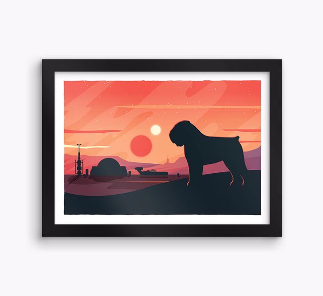 Sci-Fi Adventure: Personalised {breedFullName} Framed Print