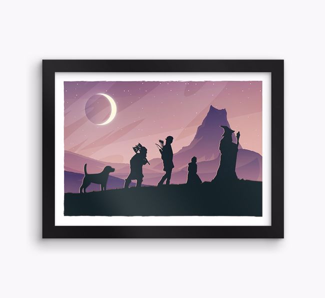 Fantasy Adventure: Personalised {breedFullName} Framed Print