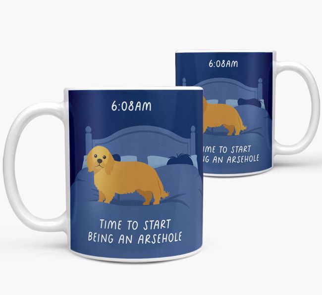 Time to Start: Personalised {breedCommonName} Mug