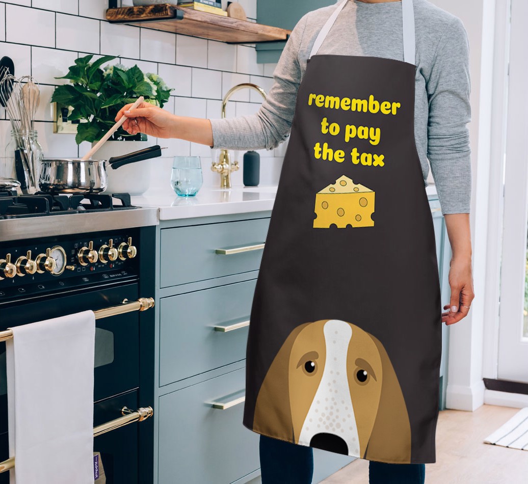Pay The Tax: Personalized {breedFullName} Apron