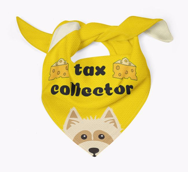 Tax Collector: Personalised {breedFullName} Bandana