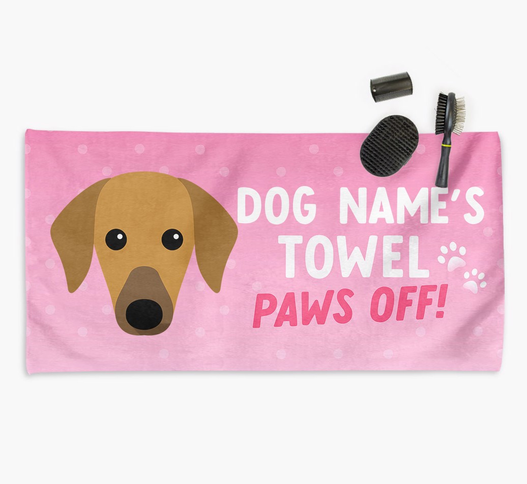 Paws Off: Dog Towel for your {breedCommonName}