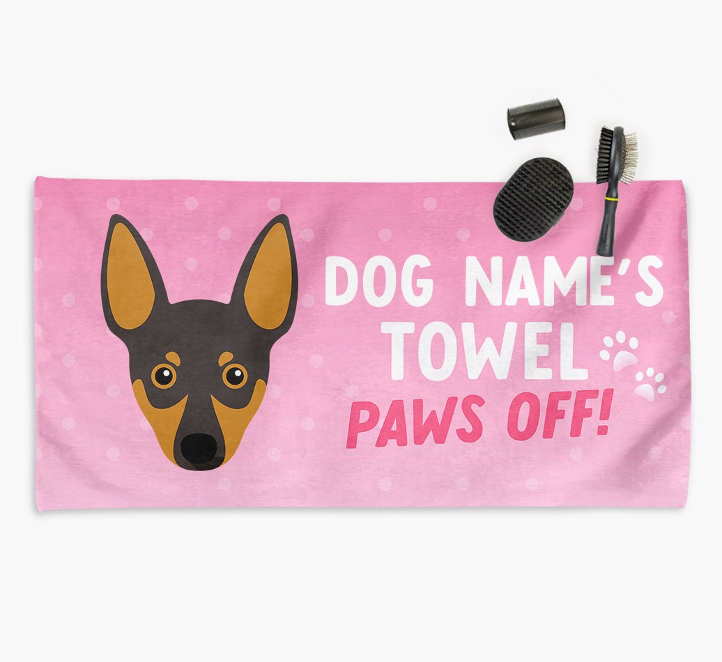 Paws Off: Personalised Dog Towel for your {breedCommonName}