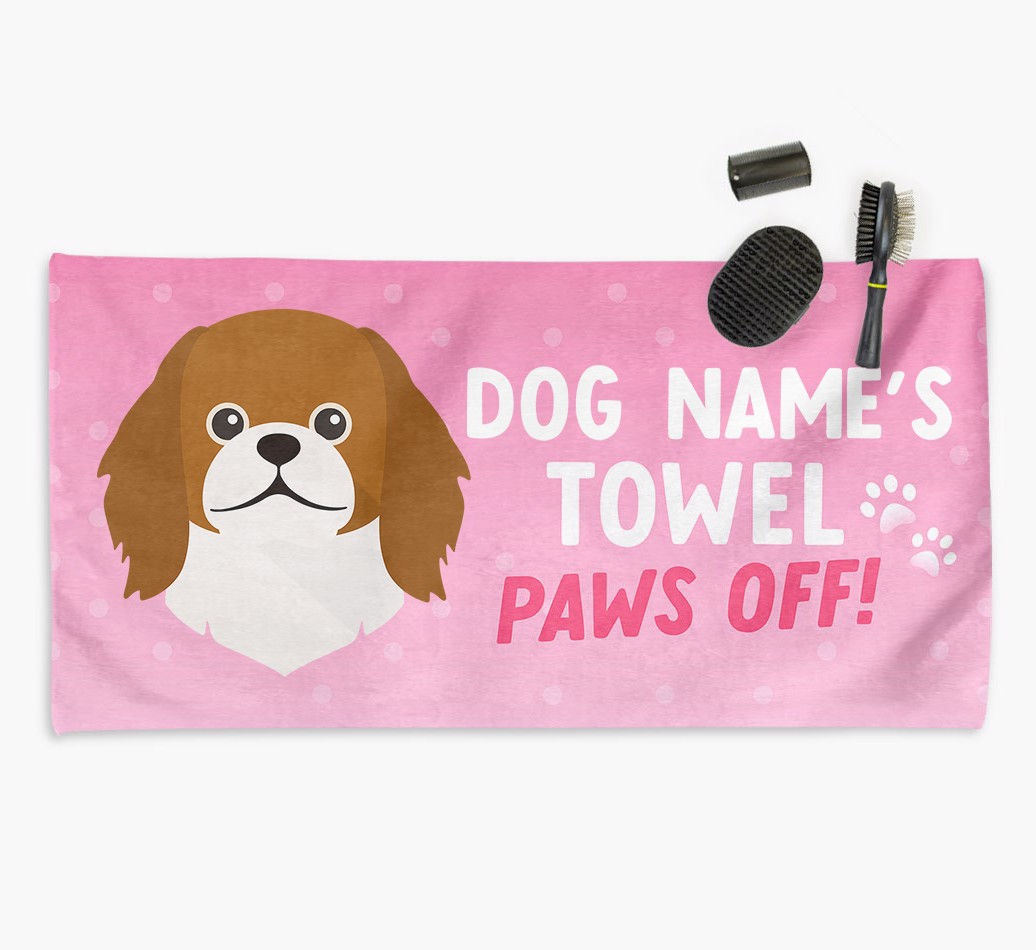 Paws Off: Personalised Dog Towel for your {breedCommonName}