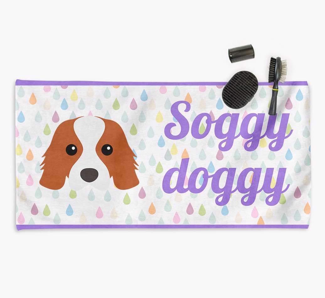 'Soggy Doggy' Dog Towel for your {breedCommonName}