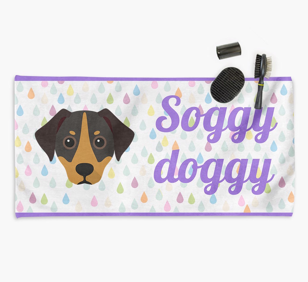 'Soggy Doggy' Dog Towel for your {breedCommonName}