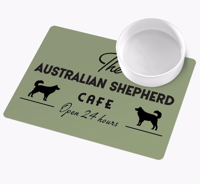 The Dog Cafe: Personalised Wipe Clean Placemat