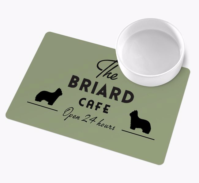 The {breedFullName} Cafe: Personalized {breedFullName} Placemat 