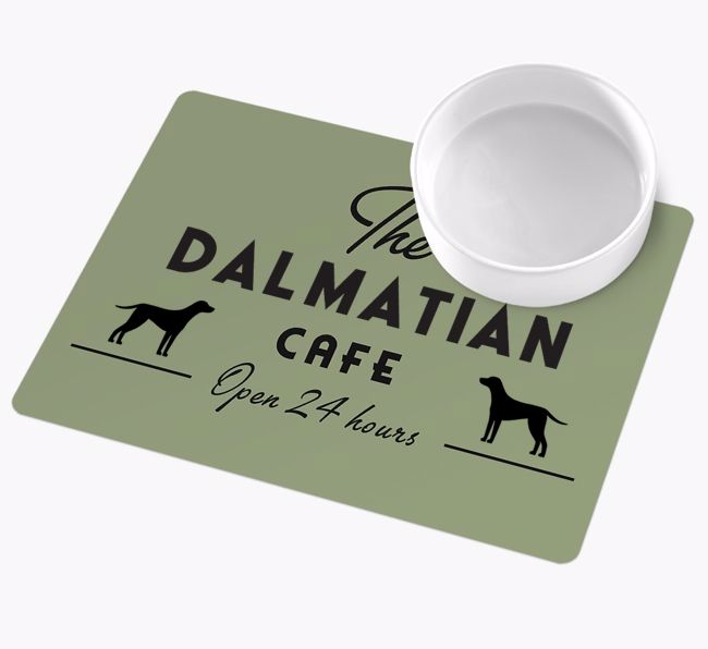 The Dog Cafe: Personalised Wipe Clean Placemat