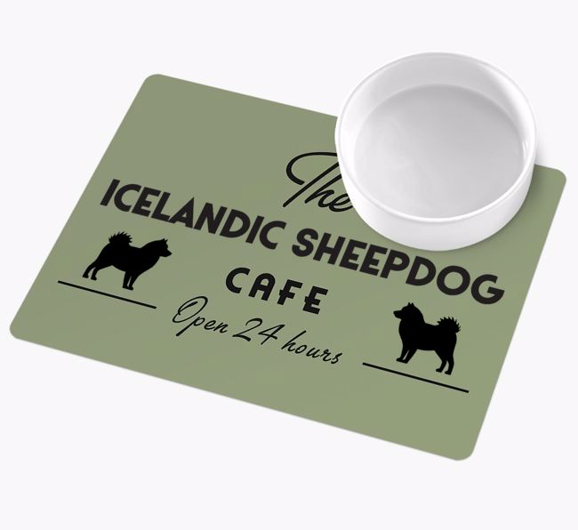 The Dog Cafe: Personalised Wipe Clean Placemat