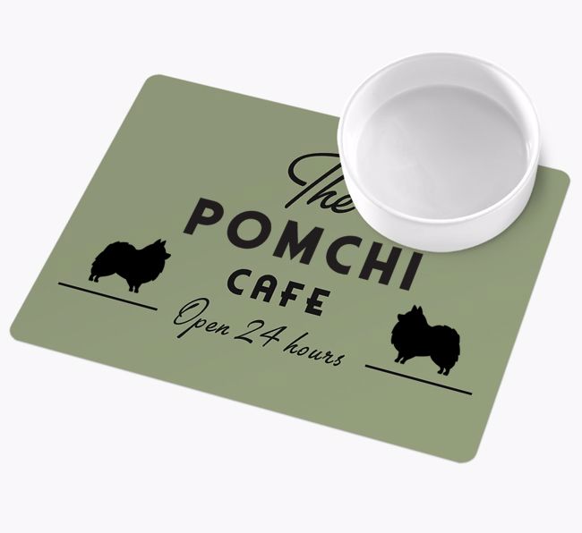 The Dog Cafe: Personalised Wipe Clean Placemat