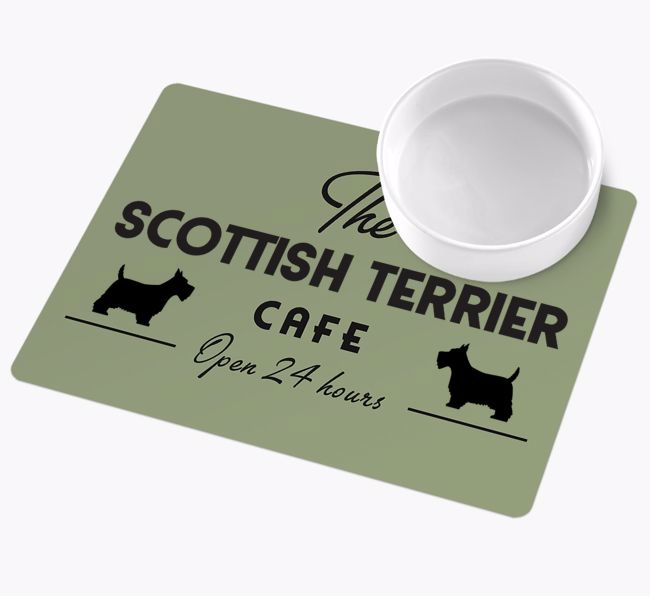 The Dog Cafe: Personalised Wipe Clean Placemat