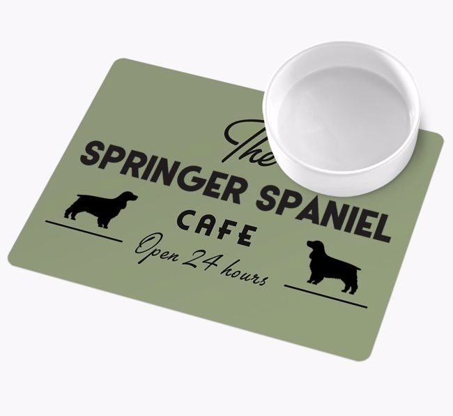 The Dog Cafe: Personalised Wipe Clean Placemat