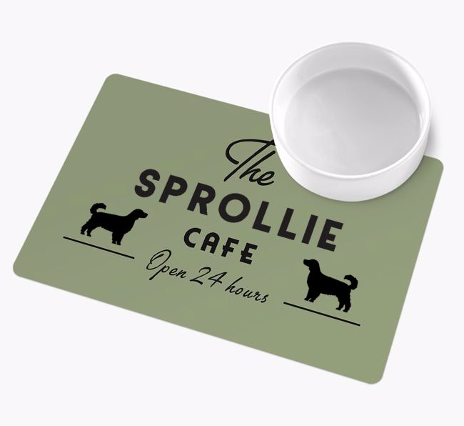 The {breedFullName} Cafe: Personalized {breedFullName} Placemat 