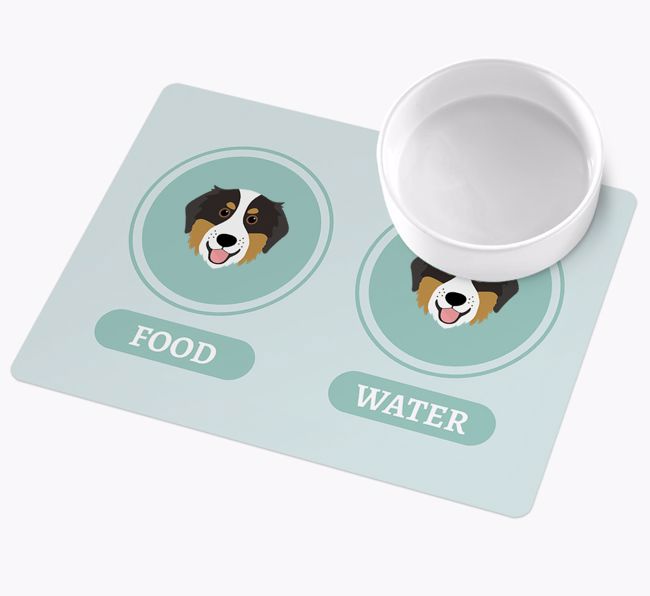 Yappicons: Personalised {breedFullName} Wipe Clean Feeding Mat