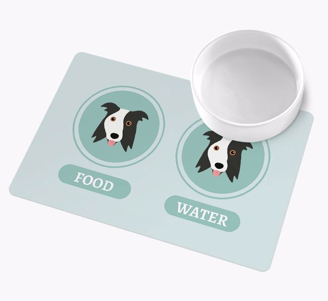 Yappicons: Personalized {breedFullName} Wipe Clean Feeding Mat