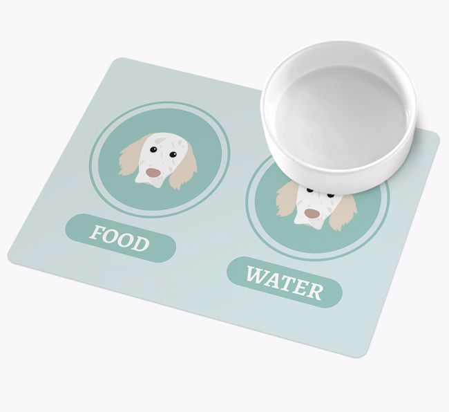 Yappicons: Personalised {breedFullName} Wipe Clean Feeding Mat