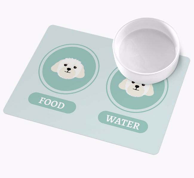 Yappicons: Personalised {breedFullName} Wipe Clean Feeding Mat