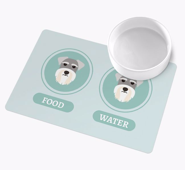 Yappicons: Personalized {breedFullName} Wipe Clean Feeding Mat