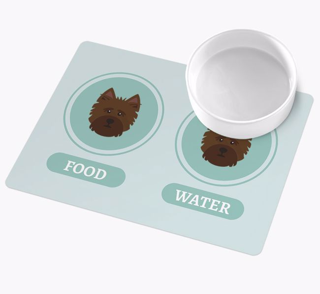 Yappicons: Personalised {breedFullName} Wipe Clean Feeding Mat