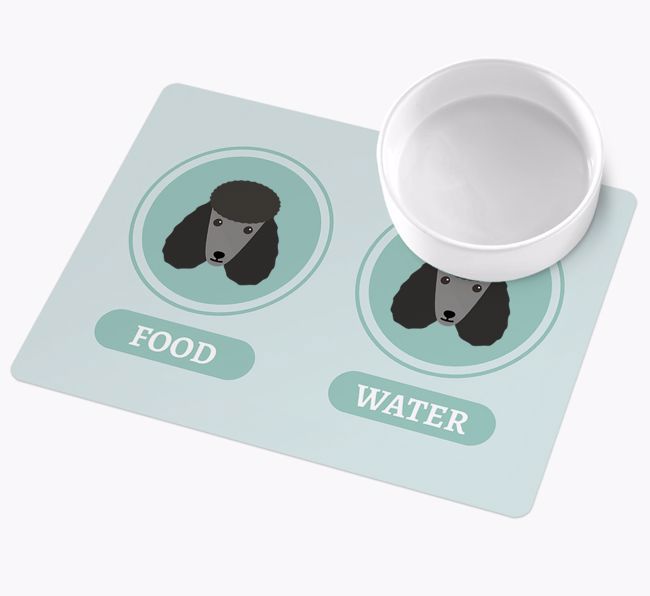 Yappicons: Personalised {breedFullName} Wipe Clean Feeding Mat