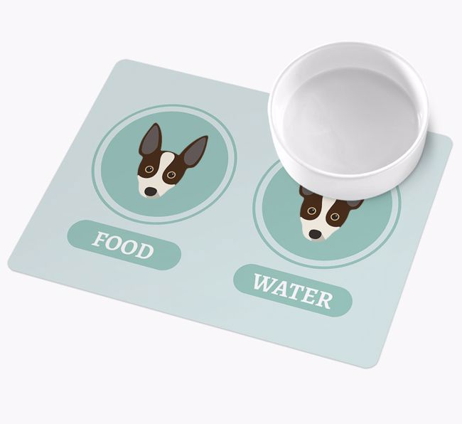 Yappicons: Personalised {breedFullName} Wipe Clean Feeding Mat
