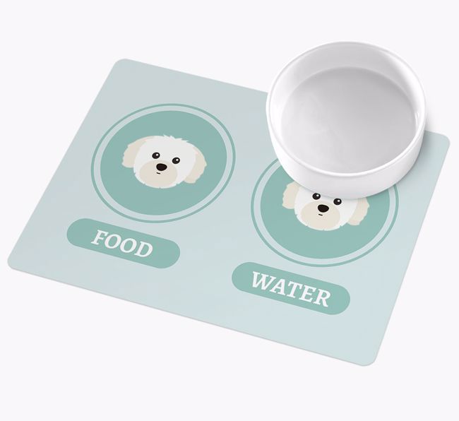 Yappicons: Personalised {breedFullName} Wipe Clean Feeding Mat