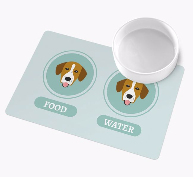 Yappicons: Personalized {breedFullName} Wipe Clean Feeding Mat