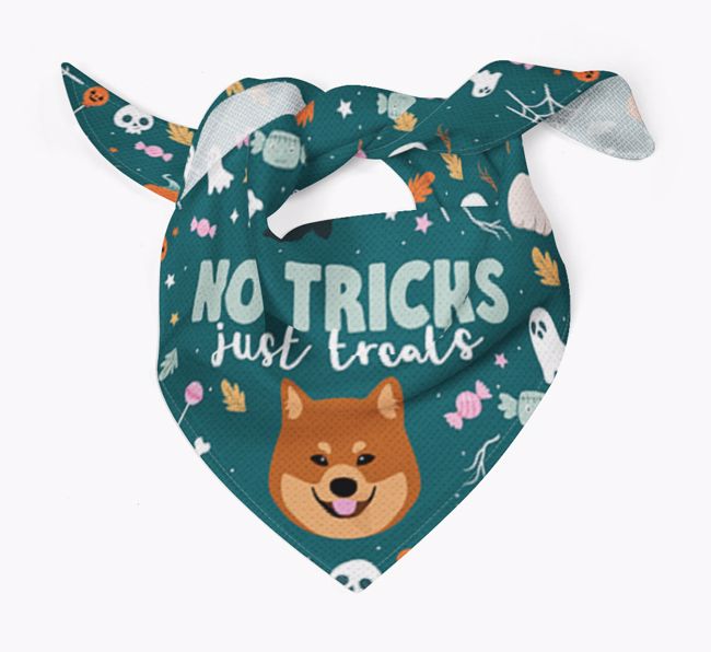 Personalised 'No Tricks Just Treats' Bandana for your {breedFullName}