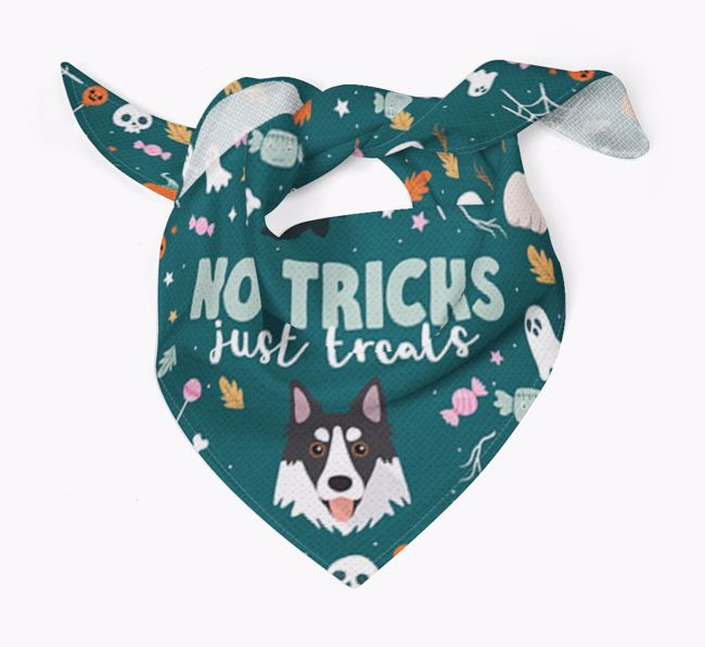 Personalised 'No Tricks Just Treats' Bandana for your {breedFullName}