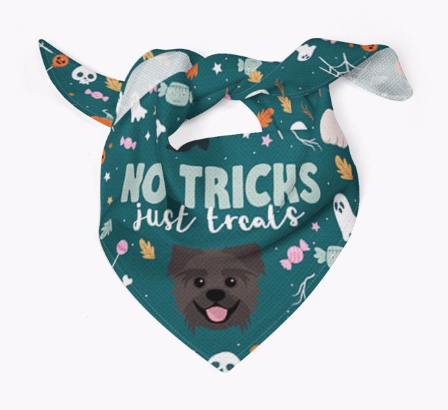 Personalised 'No Tricks Just Treats' Bandana for your {breedFullName}