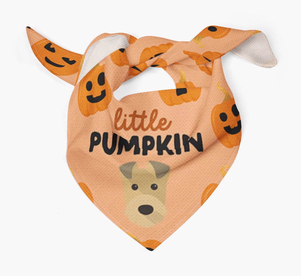 Little Pumpkin: Personalized {breedFullName} Bandana