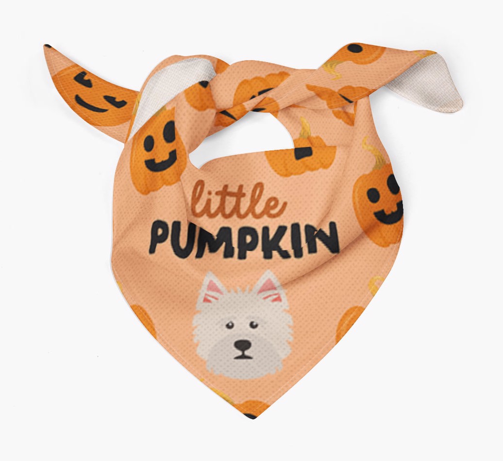 Little Pumpkin: Personalised {breedFullName} Bandana