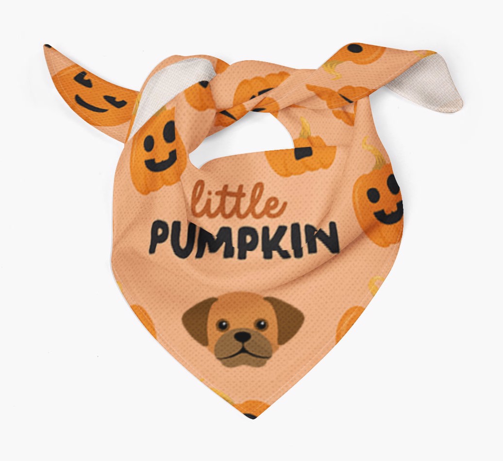 Little Pumpkin: Personalized {breedFullName} Bandana