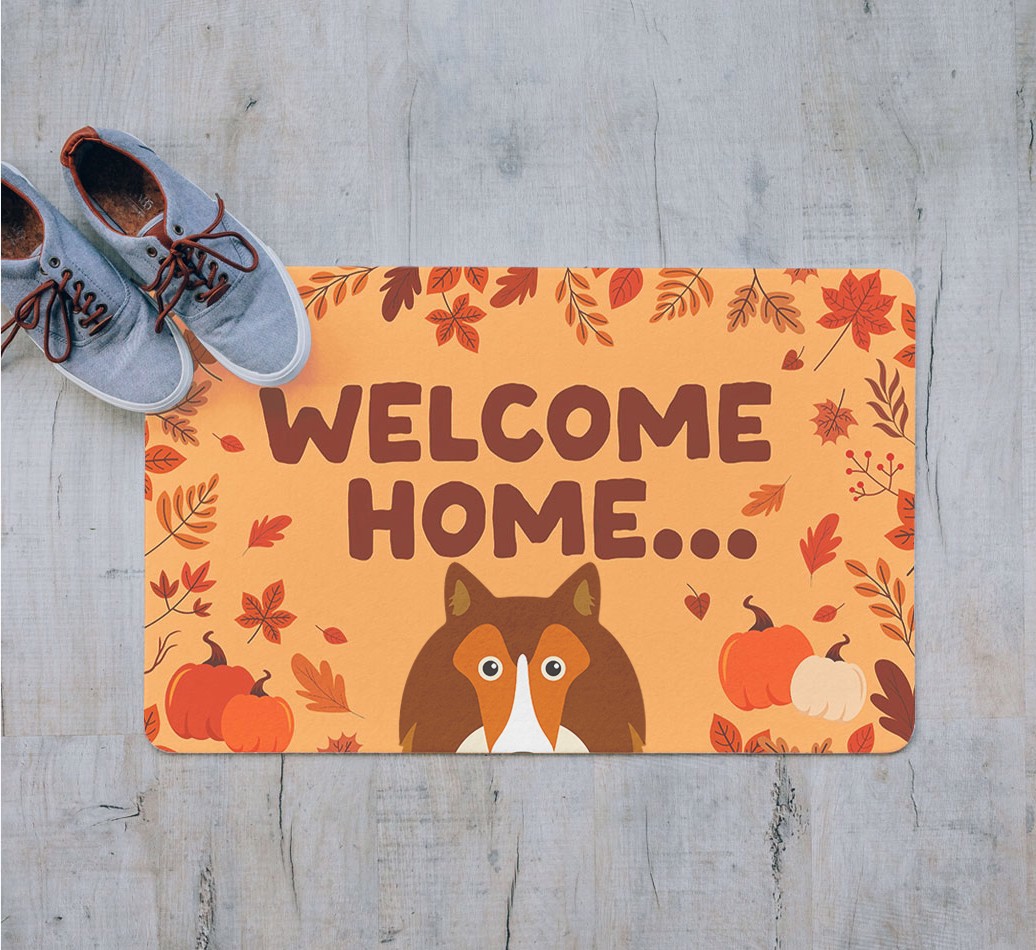 Welcome Home: Personalized {breedFullName} Door Mat