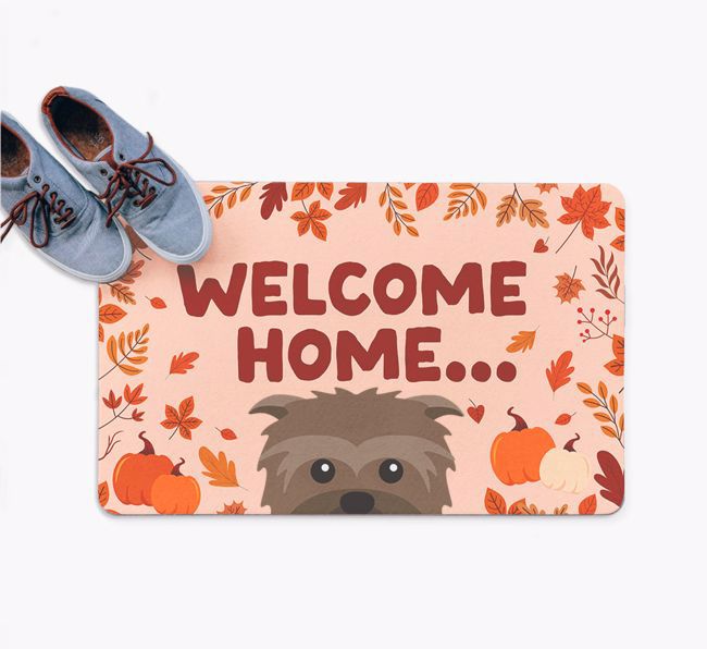 Welcome Home: Personalized {breedFullName} Doormat